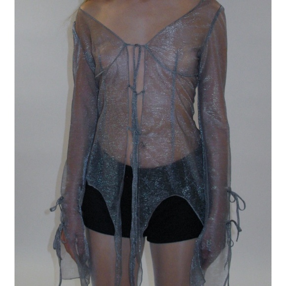 prod sheer organza top - Picture 5 of 6